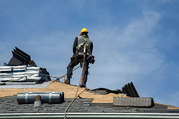 Professional Roof Installation technician working in Edwall, WA